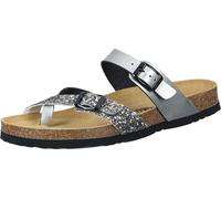Dr. Brinkmann Pego Pantoletten, Mule Mujer, Plata, 36 EU