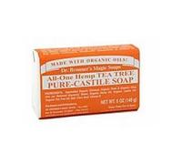 Dr. Bronner El jabón de Barra, Orgánico, Tea Tree, 5 oz (Multi-Pack)