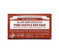 Dr. Bronner-Jabn de barra de uso puro (Eucalipto 5 onzas)-Hecho con aceites orgnicos para el cuerpo de la cara y el cabello suave e hidratante no G