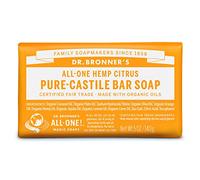 Dr Bronner's All-One Hemp Citrus Jabón Puro de Castilla en Barra, 140 g