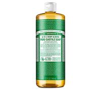 Dr. Bronner's Dr. Bronner Jabón líquido Puro de Castilla de Almendra, 945 ml, Crema, 240 ml (Pack of 1)