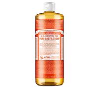 Dr Bronner's - Jabón líquido orgánico de árbol de té de castilla (946 ml)