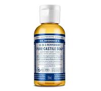 Dr. Bronner's Jabón líquido orgánico de menta pura-castilla, 59 ml