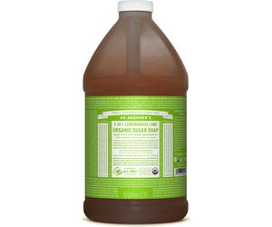 Dr. Bronner's Jabón Líquido "Sugar Soap" Hierbaluisa y Lima - 1,90 l Dr. Bronner's