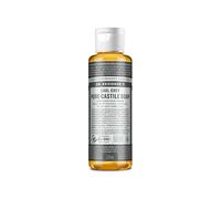Dr. Bronner's Jabón natural 18 en 1, Earl Grey, jabón líquido orgánico, vegano, orgánico, gel de ducha, jabón de manos, champú y mucho más, con aceite de coco, oliva y jojoba orgánicos, 120 ml