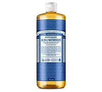 Dr. Bronner's | Jabón natural de menta 18 en 1, jabón líquido orgánico, menta, gel de ducha, jabón de manos, champú y mucho más, con aceite de coco, oliva y jojoba orgánicos, 240 ml