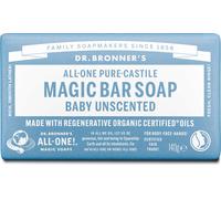 Dr. Bronner's Magic Bar Soap Baby Unscented - 140 g Dr. Bronner's