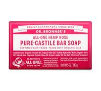 Dr. Bronner's Magic Jabón Puro Castillo, Rosa de Cáñamo Completo, 140 g