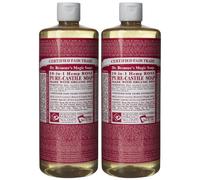 Dr. Bronner's Organic Pure Castile Liquid Soap, Rose, 32 oz, 2 pk by Dr. Bronner's