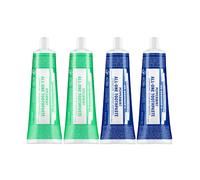 Dr. Bronners-Paquete de variedad de pasta de dientes All-One-Peppermint & Spearmint 70% ingredientes orgnicos sin fluoruro ayuda a refrescar la resp
