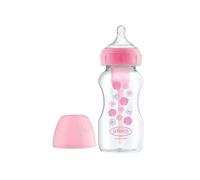 Dr Brown's Anti-Colic Biberón Rosa Boca Ancha 270ml