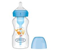Dr. Brown's - Biberón Anticólico Options+ Boca Ancha 270 ml - Azul