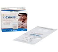 Dr Brown's - Bolsas de leche materna (pack con 25 bolsas)