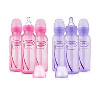 Dr. Brown's - Botellas para niña (3 (236,8 g) - Lavanda, 3 (236,8 g), color rosa