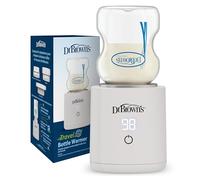Dr. Brown's Calentador de biberones portátil recargable inalámbrico con 3 adaptadores de biberón
