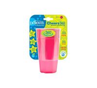 Dr. Browns Cheers 360 Copo Sem Bocal +9m Rosa 300ml