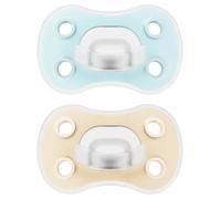 Dr Brown's Chupete Advantage One Piece Azul y Crema 0-6m 2 uds