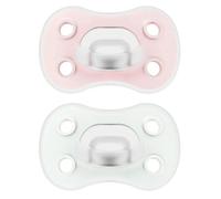 Dr Brown's Chupete Advantage One Piece Rosa y Verde 0-6m 2 uds