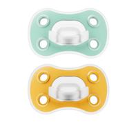 Dr Brown's Chupete Advantage One Piece Verde y Amarillo 6-18m 2 uds