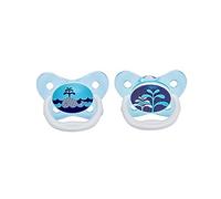 Dr Brown's Chupete Ortodoncia PreVent Azul 0-6m x2