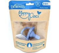 Dr. Browns – Chupete de silicona una sola pieza 0-6 meses Azul