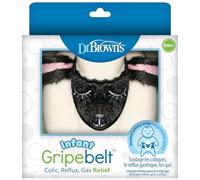 Dr. Brown's Correa de agarre para bebés para alivio de cólicos, banda abdominal calentada, cinturón de alivio de gases para bebés y niños pequeños, alivio natural de la barriga de bebés y niños