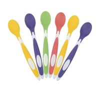 Dr. Brown's Cucharas de alimentación para niños pequeños, paquete de 6, multi