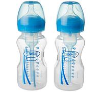 Dr Browns Dr BrownsnPP Opciones de cuello ancho + botella, azul, pieza de 1