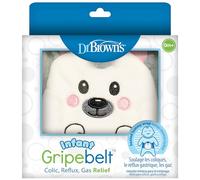 Dr. Brown's Gripebelt para alivio de cólicos, envoltura de abdomen calentada, cinturón de envoltura de bebé para alivio de gases, alivio natural para malestar estomacal en bebés y niños pequeños,