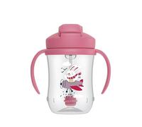 Dr. Brown's Mi Primer Vaso con Pajita y Asas para Bebés +6 Meses 270 ml | Peso en el extremo del tubo que permite beber sin derramar líquidos desde cualquier ángulo, incluso casi tumbado