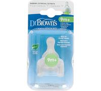 Dr Brown's Natural Flow tetina silicona boca y estándar 2uds