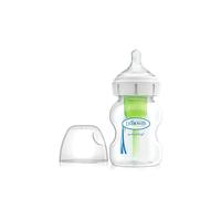 Dr Brown's Options+ Anticólicos Biberón de Plástico de Boca Ancha Sin BPA 0m+ Transparente 150ml