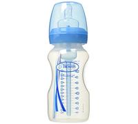 Dr. Brown's Options - Biberón de boca ancha, 270 ml, color azul