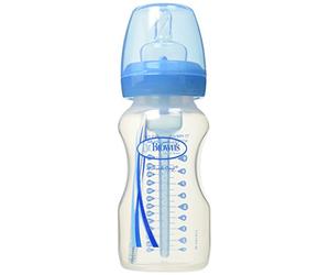 Dr. Brown's Options - Biberón de boca ancha, 270 ml, color azul