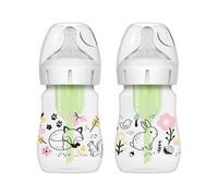 Dr. Brown's - Pack 2 Biberones Options+ Boca Ancha 150ml - Bosque