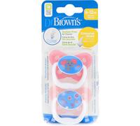 Dr Brown's Prevent chupete silicona escudo mariposa T-2 1ud