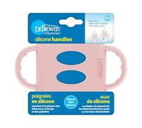 Dr. Brown's - Siliconen handles - Brede fles - Roze