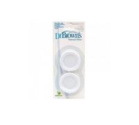 Dr. Brown's 248739.0 - Tapones de viaje para biberones boca ancha, 2 unidades