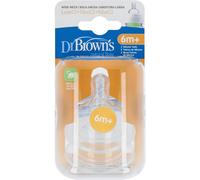 Dr. Browns Tetina Grande Nivel 3 6m+ x2