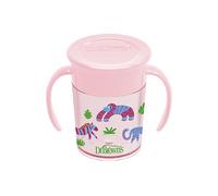Dr. Browns Vaso Cheers 360 – Sin boquilla, con asas, +6 meses – Rosa 200 ml