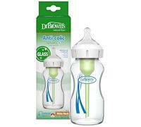 Dr Brown's Options+ Biberón de vidrio de cuello ancho 270mL