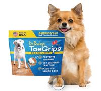 Dr. Buzby's - ToeGrips talla S, fundas antideslizantes de caucho para uñas de perros, 20 unidades, tracción instantánea en suelos de madera y otras superficies duras, para perros mayores
