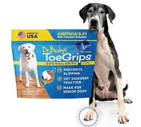 Dr Buzby's Xxxlarge ToeGrips para Perros, tracción instantánea en Suelos de Madera/Madera Dura, Alivio Antideslizante, Pinzas para Perros Mayores, Deja de deslizarse al Instante, Clavos de Goma para