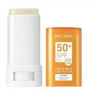 Dr. C. Tuna Invisible Sun Stick SPF 50+ - Protector Solar Facial en Barra Transparente - Protección UVA/UVB - Acabado Invisible y No Graso