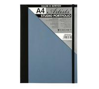 Dr Cachet Carpeta Dibujo Studio A4 Bleu Cadet Tapa+Elástico