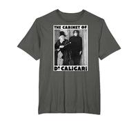 Dr Caligari - Póster de Monstruo de Halloween Camiseta, Hombre Tallas Grandes, Asfalto, 6X Alto