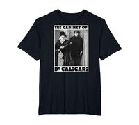 Dr Caligari - Póster de Monstruo de Halloween Camiseta, Hombre Tallas Grandes, Negro, 2X Alto