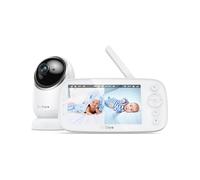Dr.Care - Babyphone Camera - No WiFi Low Radiation, 5" 1080P HD Display, Night Vision & Pan-Tilt, 5000mAh Long Battery Life, VOX, 2-Way Audio