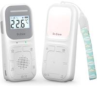 Dr.Care NeoGo Monitor Audio Portátil para Bebés | 300m, Comunicación Bidireccional, VOX, Luz Nocturna, 8 Canciones, Alarma de Vibración ((1x Unidad Principal + 1x Unidad bebé))