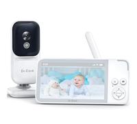 Dr.Care NeoView Vigilabebés con Cámara - Baby Monitor Pantalla 3.5", Audio Bidireccional, Visión Nocturna, VOX, Sensor de Temperatura, Nanas, Cámara de Vigilancia para Bebés, Soporta 128GB